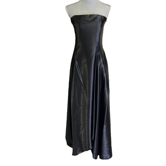 SCOTT McClintock black cocktail dress short to long size 12 - Picture 1 of 10